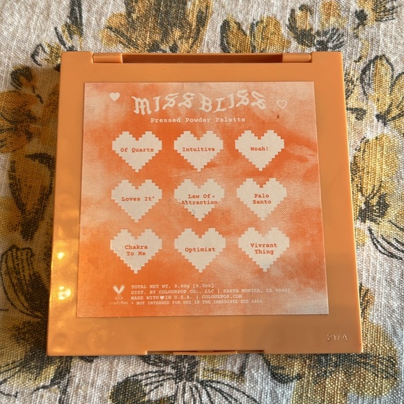 Colourpop Miss Bliss Palette - Swatched - Picture 6 of 6